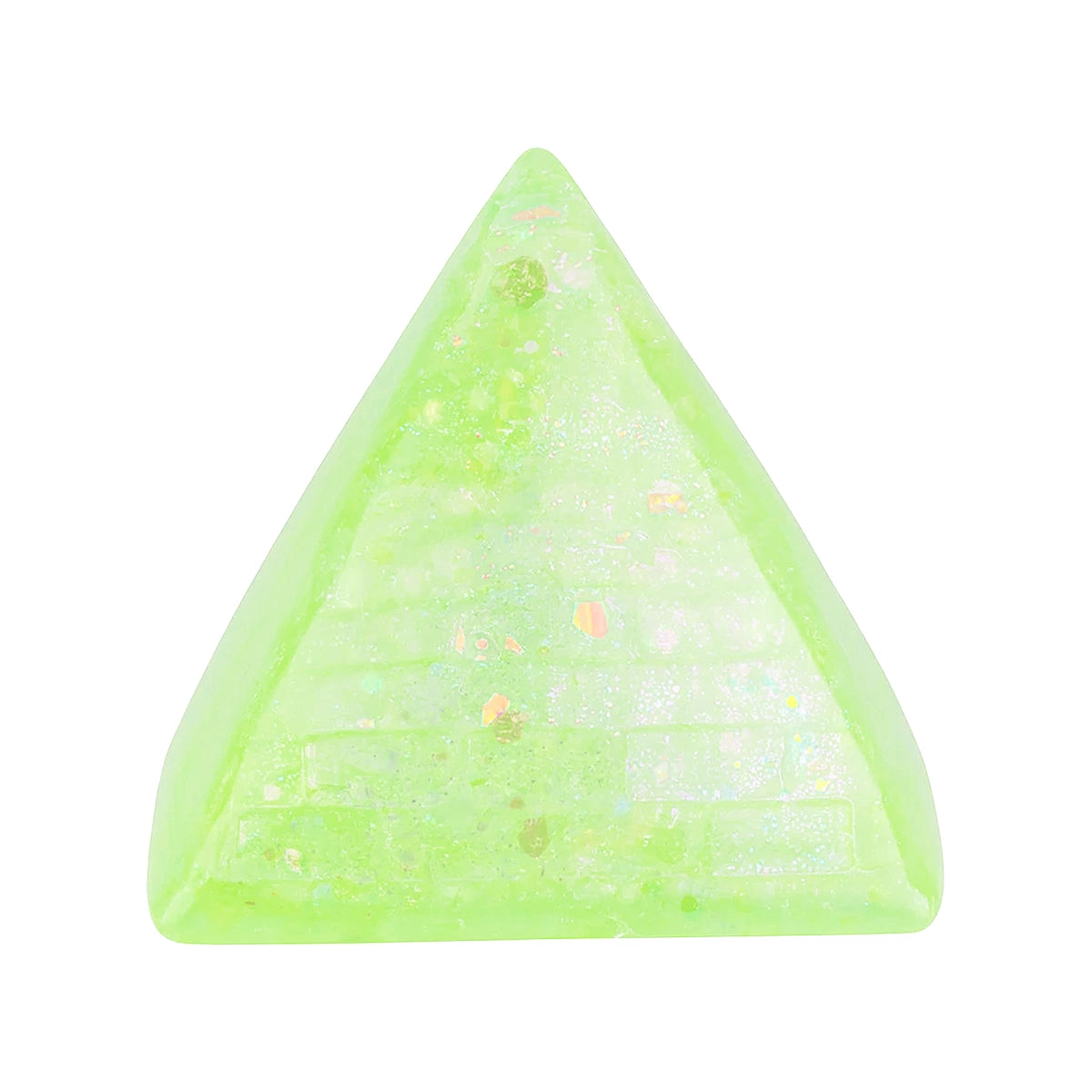 Squishy Antiestrés, Pirámide, Color Verde