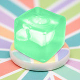 Squishy Antiestrés, Cubo, Color Verde