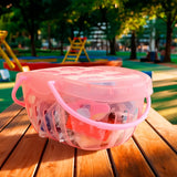 Masas y Moldes, Canasta, Color Rosa