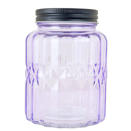 Frasco con Tapa, Color Morado, 620 ml