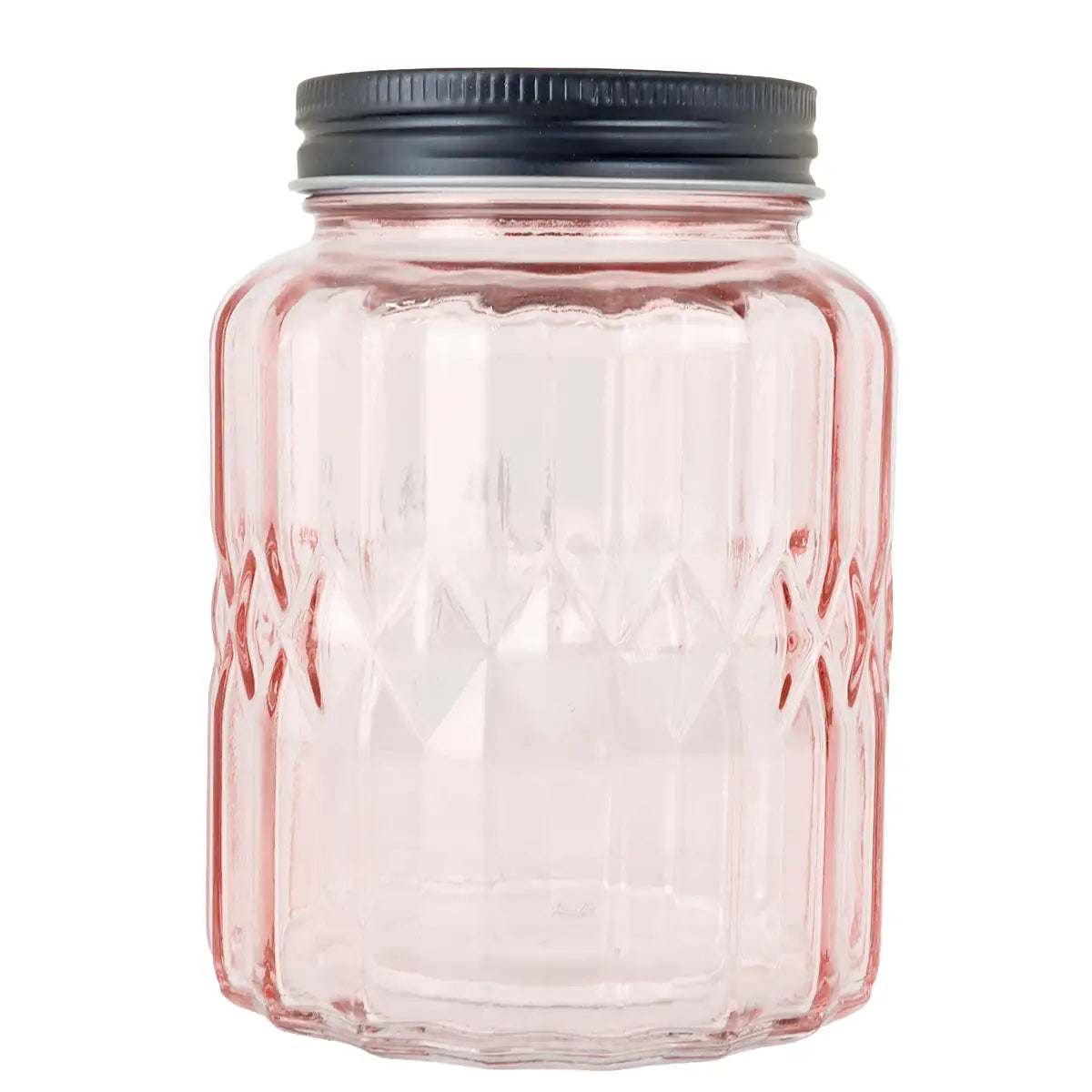 Frasco con Tapa, Color Rosa, 620 ml