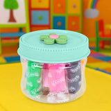 Set de Masas, Tapa Flor, 10 pzas, Color Verde