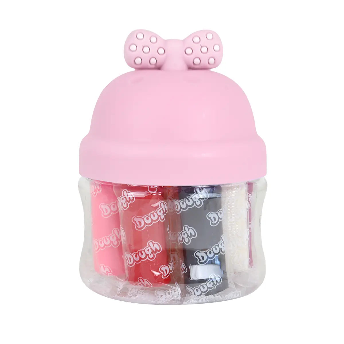 Set de Masas, Moño, 10 pzas, Color Rosa