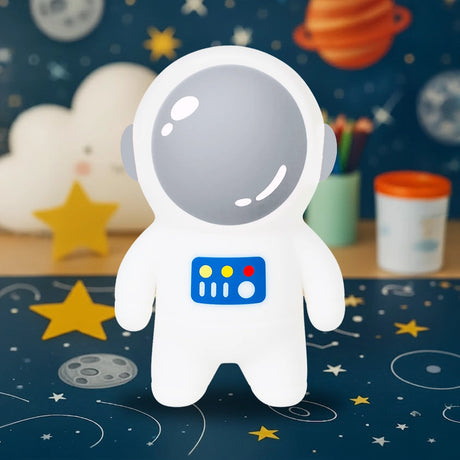 Squishy Antiestrés, Astronauta, Color Plata