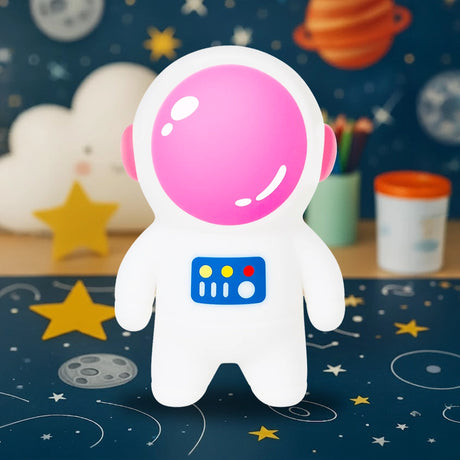 Squishy Antiestrés, Astronauta, Color Rosa