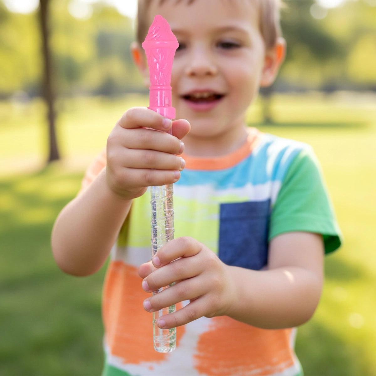 Vara de Burbujas, Helado, Color Rosa