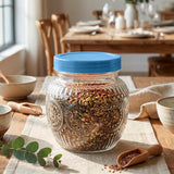 Frasco con Tapa, Color Azul, 720 ml