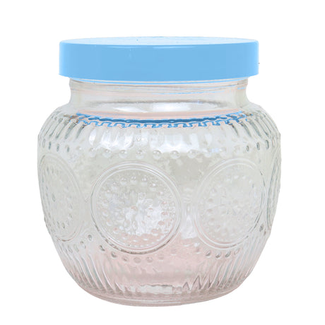 Frasco con Tapa, Color Azul, 720 ml