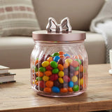 Frasco con Tapa de Moño, 600 ml