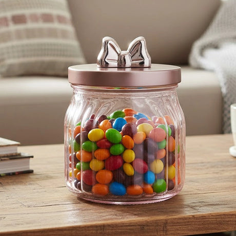 Frasco con Tapa de Moño, 600 ml