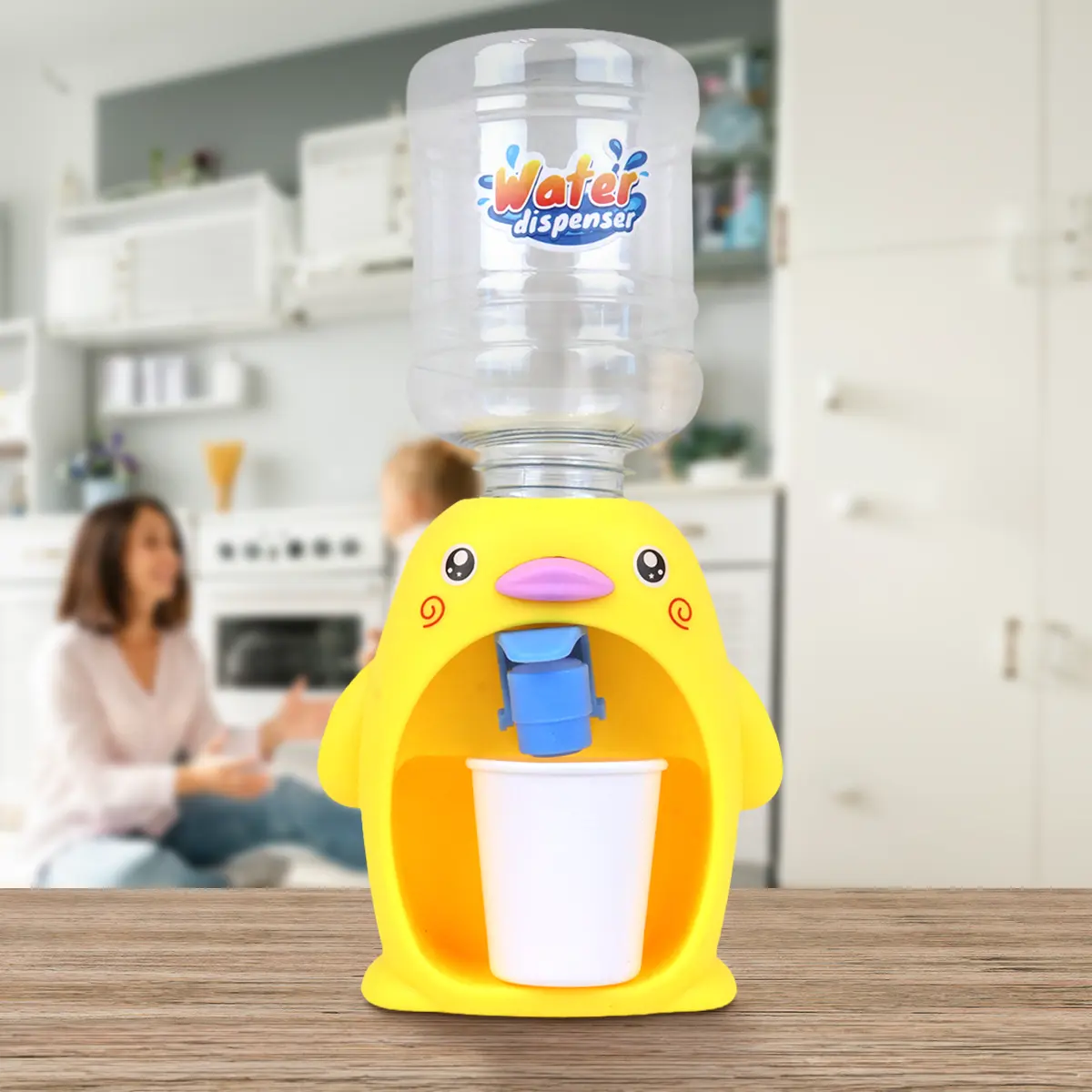 Dispensador de Agua, Pingüino, Color Amarillo