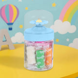 Set de Masas, Tapa Flor, 8 pzas, Color Azul