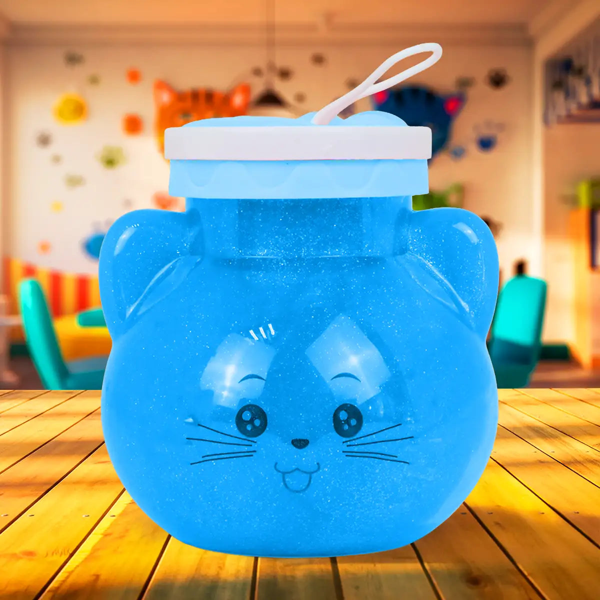 Slime, Gato, Color Azul, 320 gr