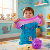 Slime, Gato, Color Morado, 320 gr