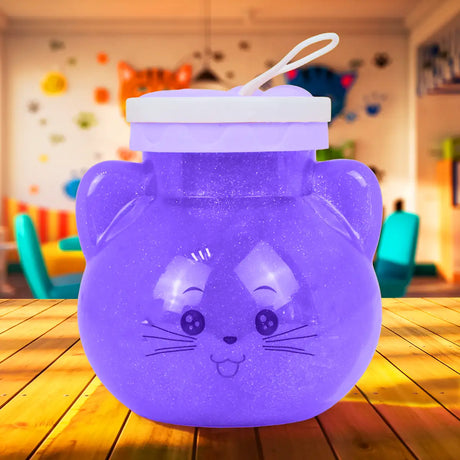 Slime, Gato, Color Morado, 320 gr