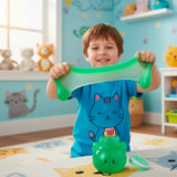 Slime, Gato, Color Verde, 320 gr