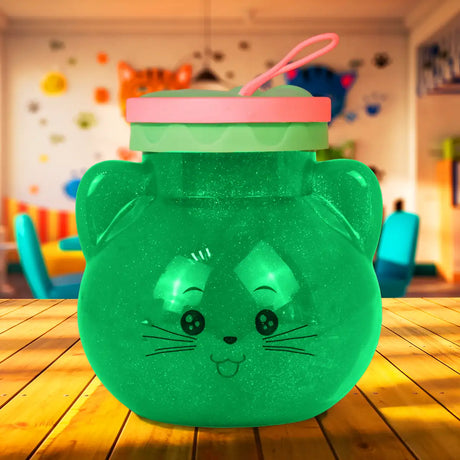 Slime, Gato, Color Verde, 320 gr