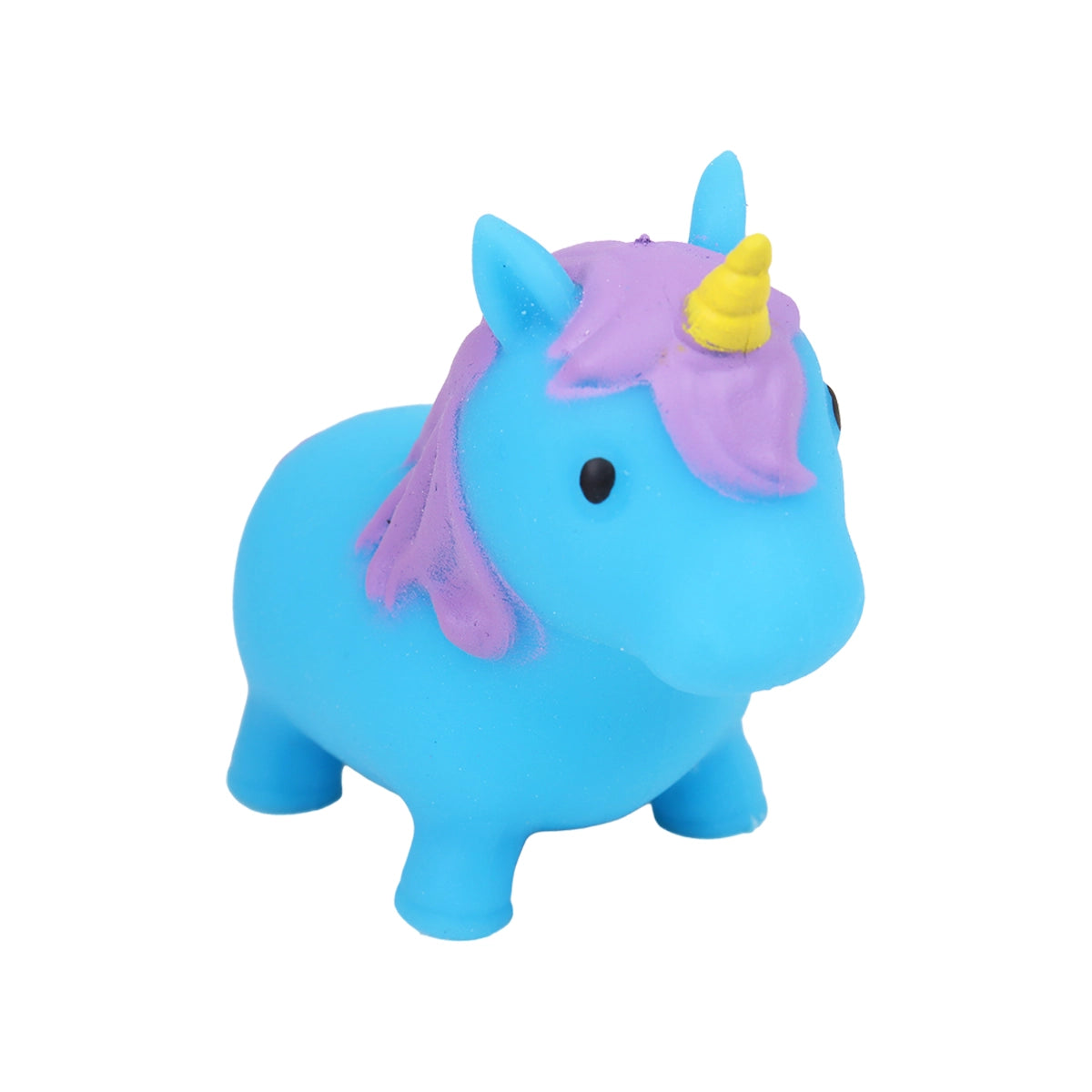 Squishy de Espuma, Unicornio, Color Azul