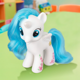 Figura de Pony de Juguete, Color Blanco