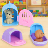 Set Mascota con Casa y Juguete, Color Azul