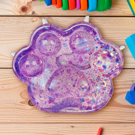 Squishy Antiestrés, Huella, Color Morado