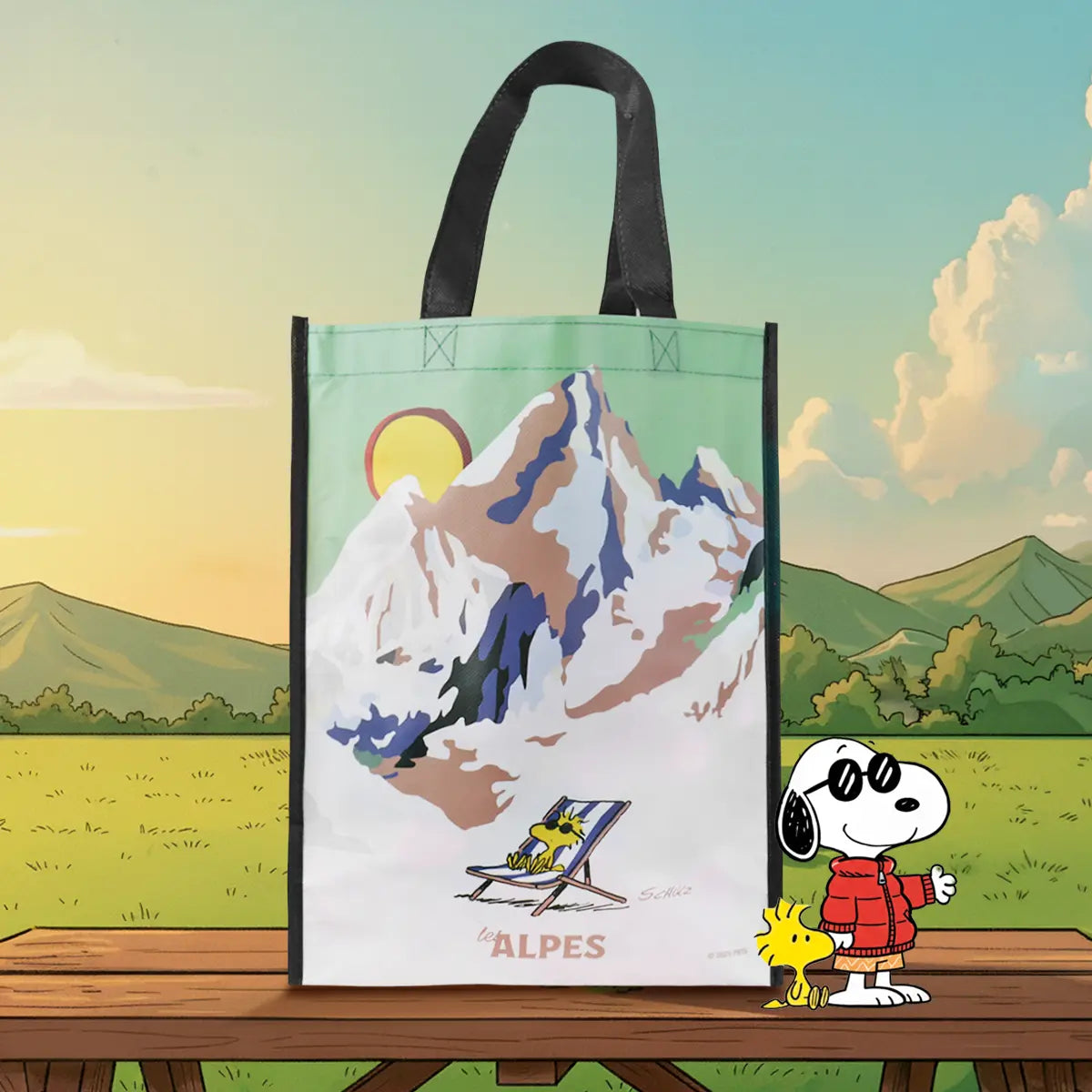 Bolsa Ecológica Navideña, Peanuts, Alpes