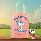 Bolsa Ecológica Navideña, Peanuts, Ski Club