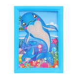 Set Marco con Cuentas DIY, Color Azul