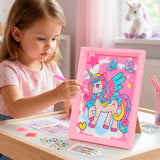 Set Marco con Cuentas DIY, Color Rosa