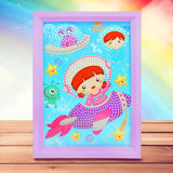 Set Marco con Cuentas DIY, Color Morado