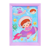 Set Marco con Cuentas DIY, Color Morado