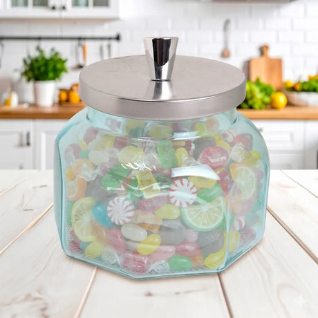 Frasco con Tapa, Color Azul, 740 ml