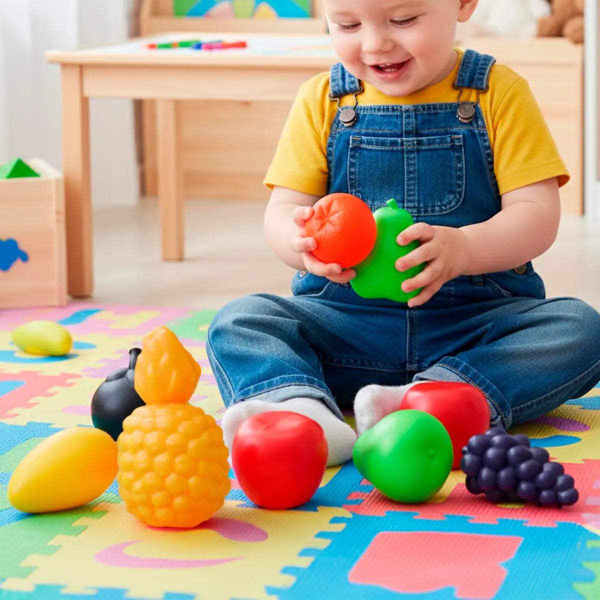 Frutas y Verduras de Juguete, 8 pzas