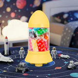 Set de Masas, Cohete, 12 pzas, Color Amarillo