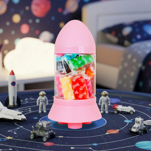 Set de Masas, Cohete, 12 pzas, Color Rosa