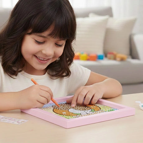 Set Marco con Cuentas DIY, Capibara, Color Rosa