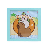 Set Marco con Cuentas DIY, Capibara, Color Azul