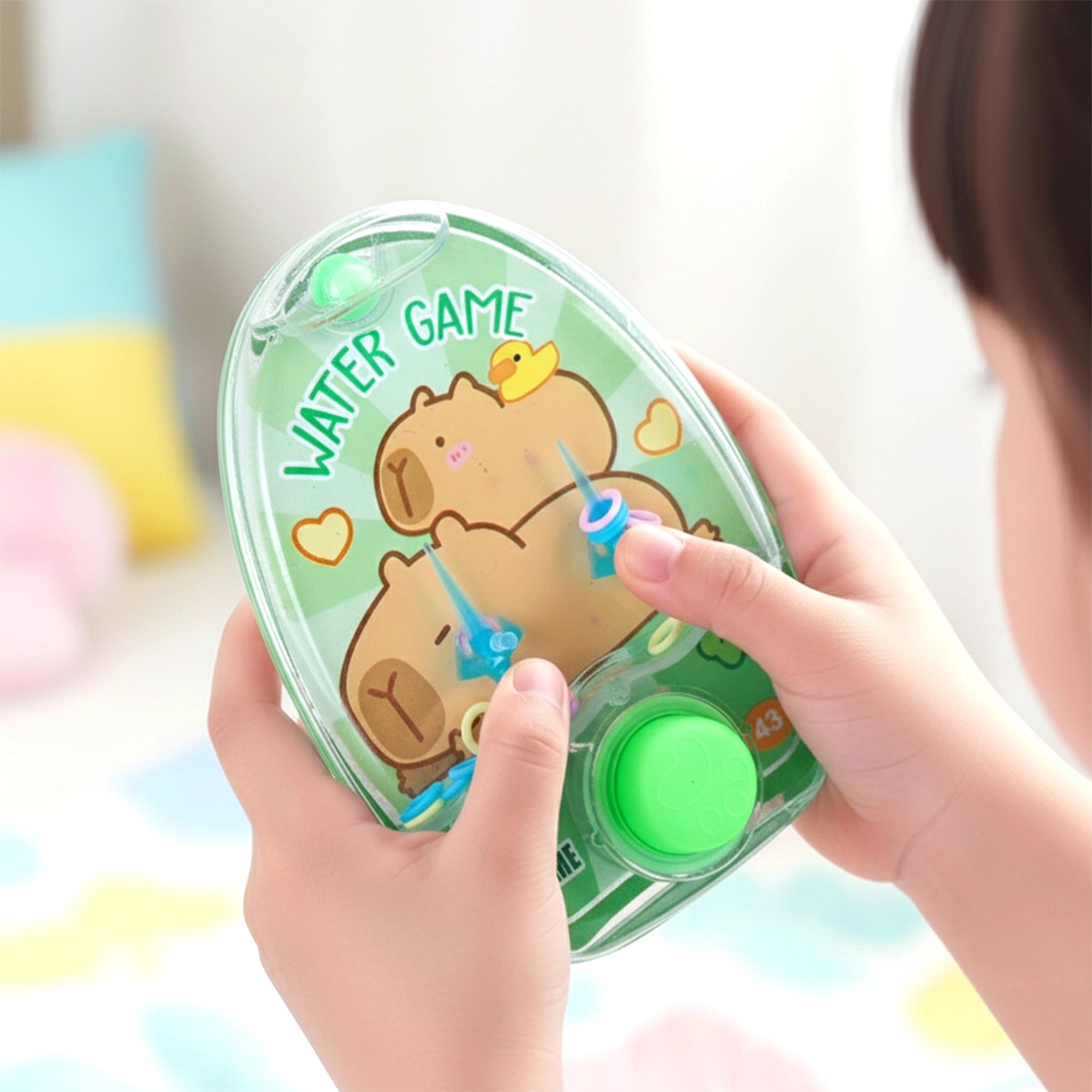 Juego de Agua, Capibara, Color Verde