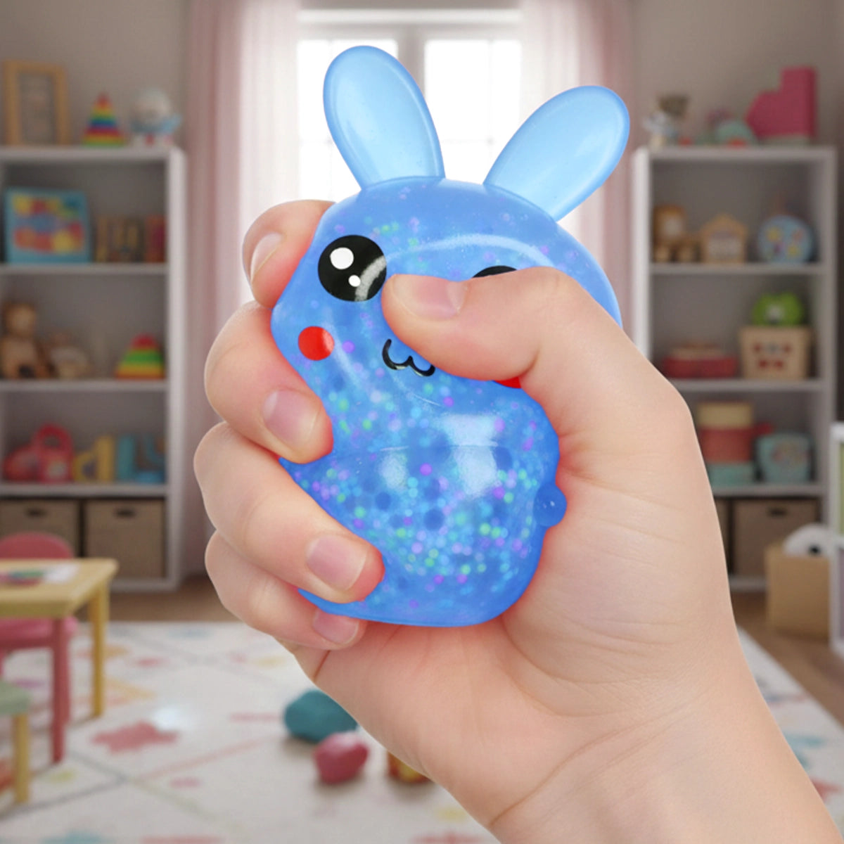 Squishy Conejo, Color Azul