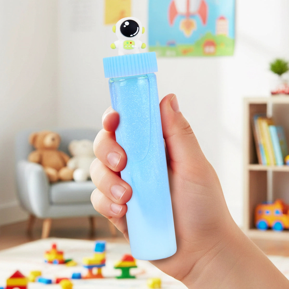 Astronauta, Slime, Color Azul, 110 gr