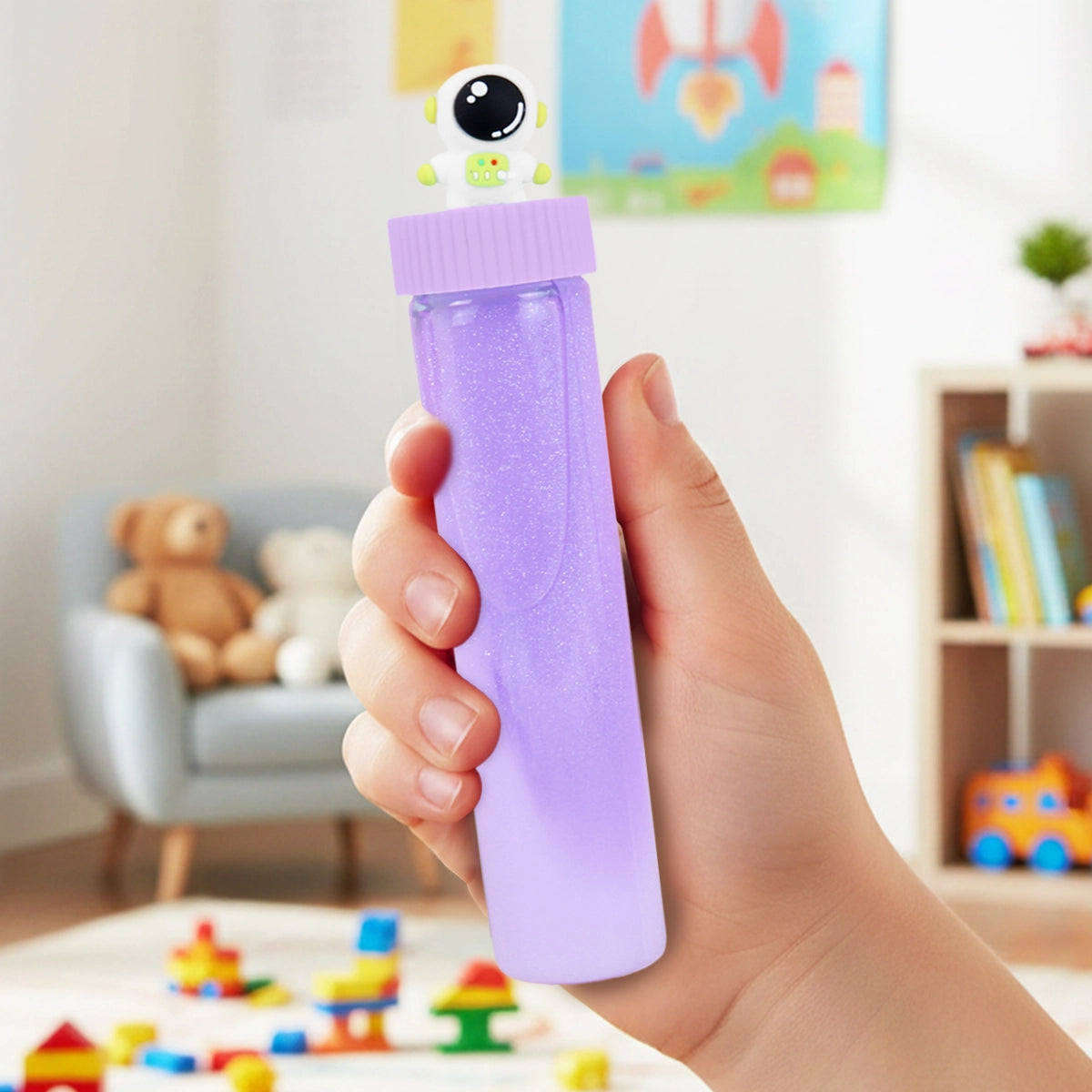 Astronauta, Slime, Color Morado, 110 gr