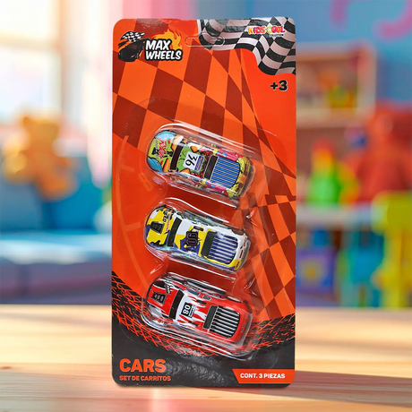 Set de Carritos, 3 pzas