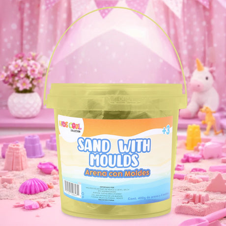 Arena Mágica, Color Amarillo, 400 gr