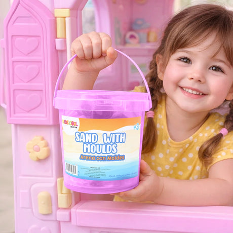 Arena Mágica, Color Morado, 400 gr