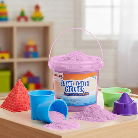 Arena Mágica, Color Rosa, 400 gr