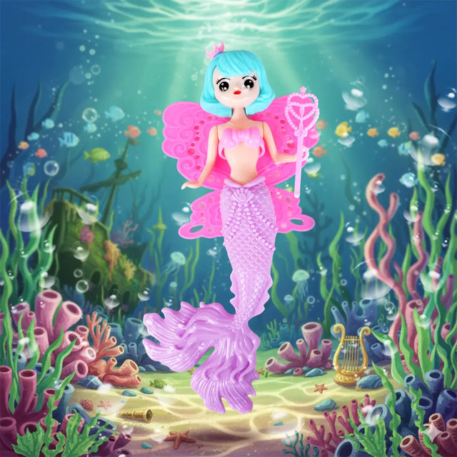 Muñeca Sirena Hada, Color Morado