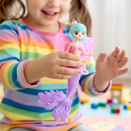 Muñeca Sirena Hada, Color Morado