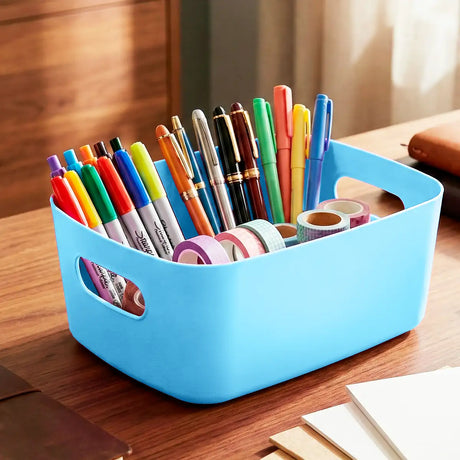 22 12AA CANASTA ORGANIZADORA 24X10CMAZUL