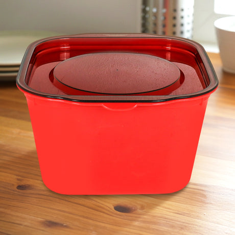 Contenedor de Plástico, Color Rojo