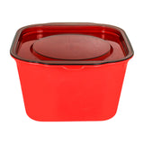 Contenedor de Plástico, Color Rojo